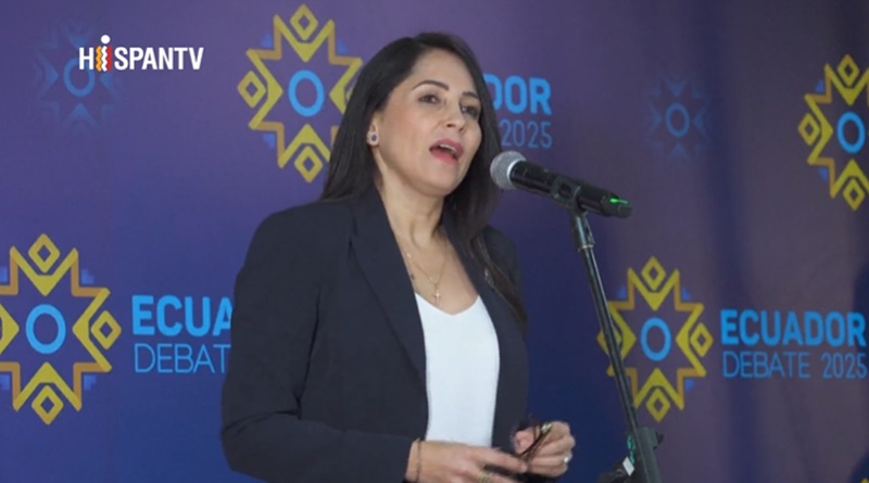 Noboa y González no coincidieron en debate presidencial en Ecuador