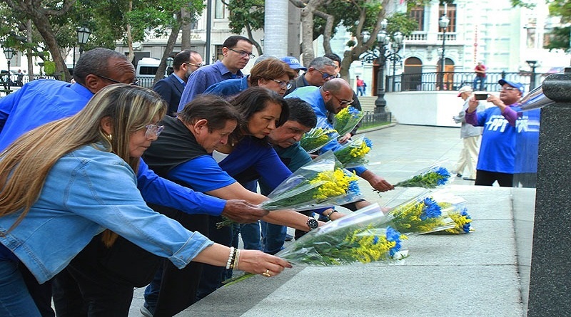 Rinden homenaje al dirigente político Alfredo Maneiro