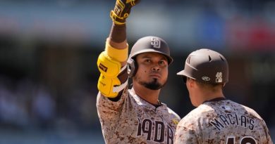 Luis Arráez va por los 1.000 imparables este año en MLB