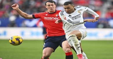 Real Madrid y Osasuna no pasaron del empate en Pamplona