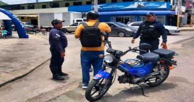 Ejecutan operativos para disminuir accidentes de motos en Anzoátegui