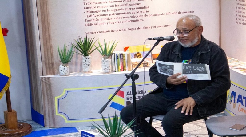 Resaltan pictografía indígena con libro de Saúl Padilla en Filven Monagas