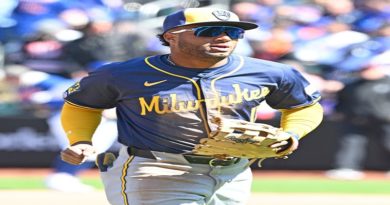 Chourio en el Top 10 de los mejores jardineros izquierdos en la MLB
