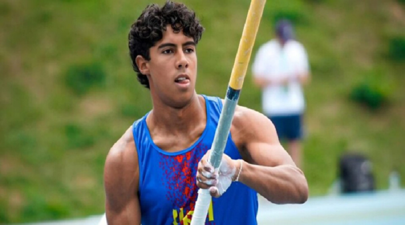 Ricardo Montes de Oca rompe el récord sudamericano U20 en garrocha