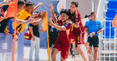 Vinotinto de fútbol playa busca la clasificación a semifinales para la Copa América