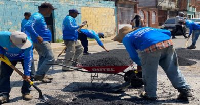 Inició Plan de Bacheo 2025 en Aragua