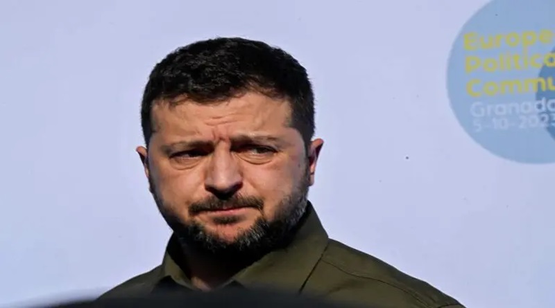Zelenski dijo que no se atrevería a firmar su compromiso para pagar una deuda que necesitaría hasta 10 generaciones de ucranianos para liquidarse. Foto: EFE