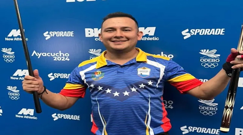 William Villanueva debuta con victoria en Copa Mundial de Carambola