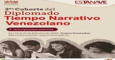 Inicia inscripciones para diplomado Tiempo Narrativo Venezolano
