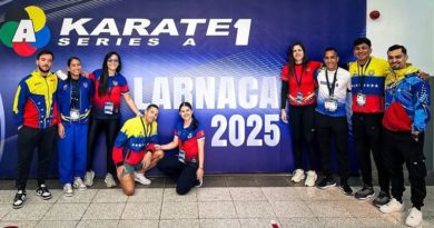Delegación de Venezuela llega a Chipre para torneo Karate 1-Series A