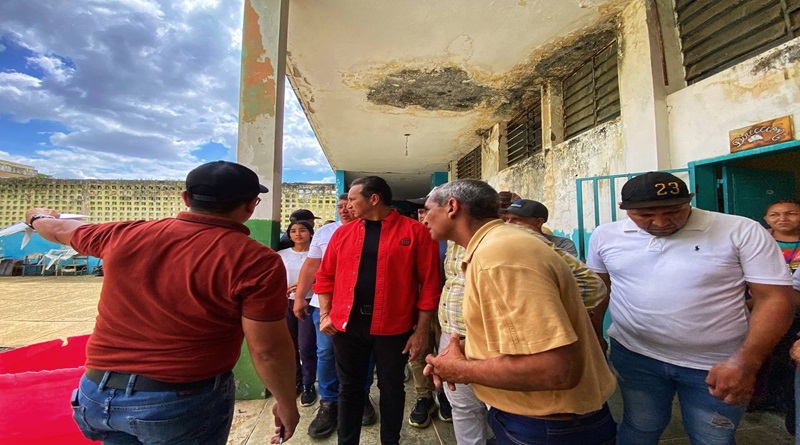 Comienzan trabajos de rehabilitación del Liceo José Calixto Morín en Tucupido