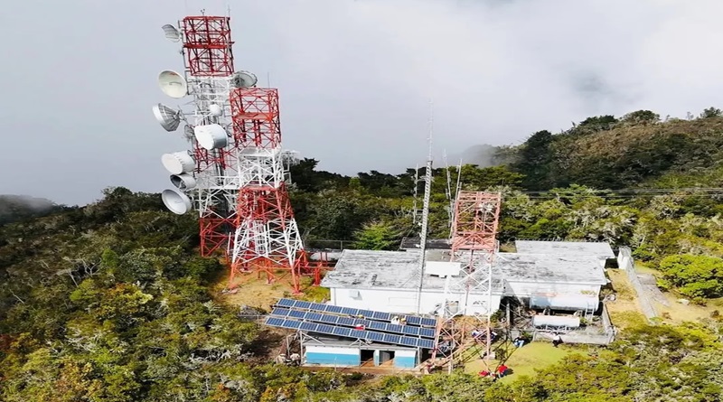 Estación La Aguada de Mukumbarí estrena paneles solares para emisoras de radio en Mérida