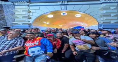 Caracas reestrena túnel Calvario-Santa Inés