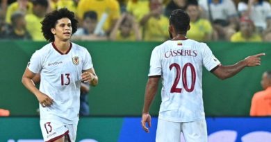 Vinotinto podría perder a Cristian Casseres Jr. para las Eliminatorias por lesión