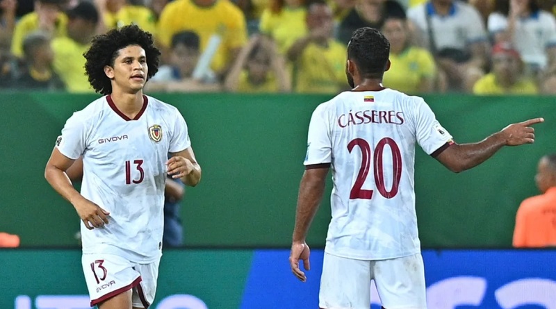 Vinotinto podría perder a Cristian Casseres Jr. para las Eliminatorias por lesión