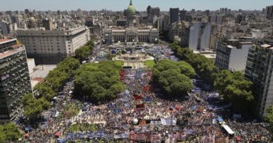 Tercer paro general contra presidente Javier Milei será el 10 de abril