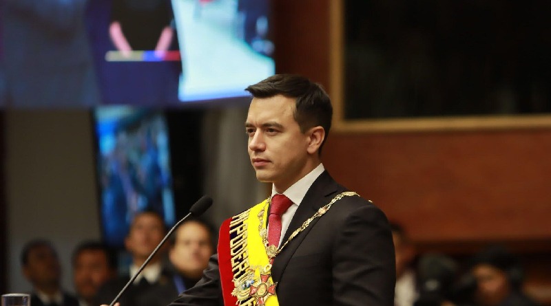 Noboa usó a migrantes venezolanos "como una herramienta de ataque electoral"