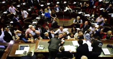 En una jornada caótica, de represión fuera del Legislativo, los políticos se enzarzaron en un pelea cuando en el Congreso de Argentina debatía el caso de la criptoestafa $LIBRA que promovió Milei desde sus redes sociales.