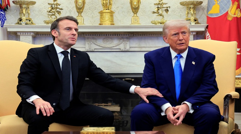 Macron dice que UE podría defenderse con armas nucleares de Francia