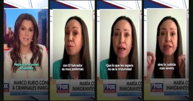 (VIDEO) María C. Machado se burla de migrantes y apoya a Bukele en El Salvador