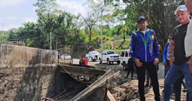 Inspeccionan rehabilitación en puente El Bongo de la carretera Biscucuy-Guanare