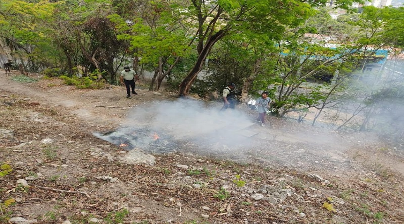 Detienen a hombre por provocar incendio en el cerro Filas de la Guacamaya
