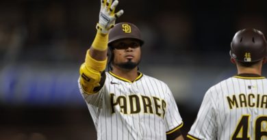 Luis Arráez conecta su tercer jonrón de la temporada