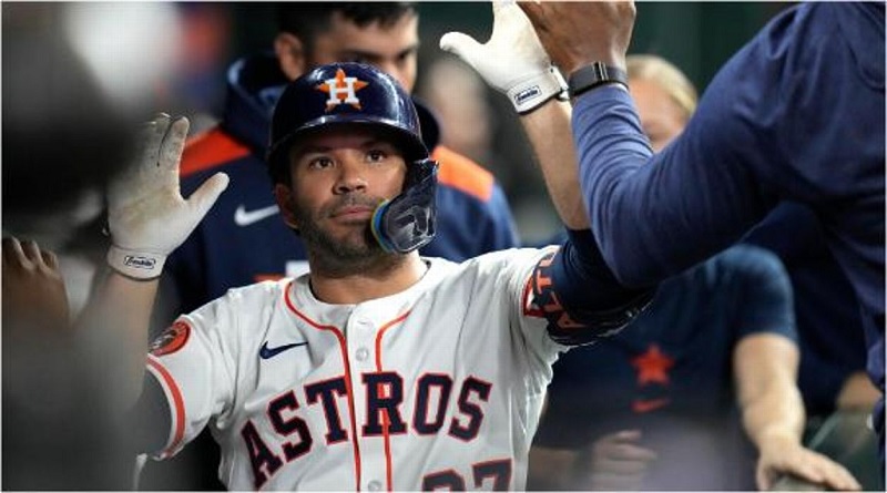 José Altuve con su consistencia habitual en el inicio de zafra con Astros