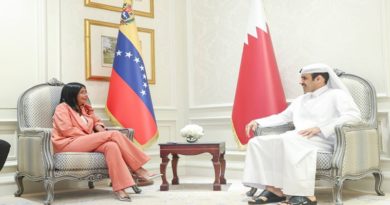 Vicepresidenta en Qatar