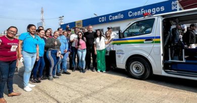CDI Camilo Cienfuegos de Campo Claro en Barcelona recibe ambulancia