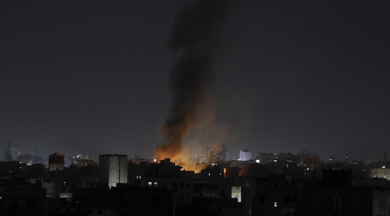 Reportan más de 10 ataques aéreos de EE.UU. contra la capital de Yemen