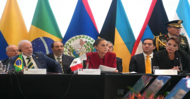 Claudia Sheinbaum rechaza bloqueos de EE.UU. a Cuba y Venezuela en la Celac