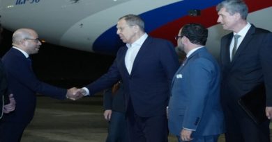 Canciller ruso Serguéi Lavrov llegó a República Dominicana en visita oficial