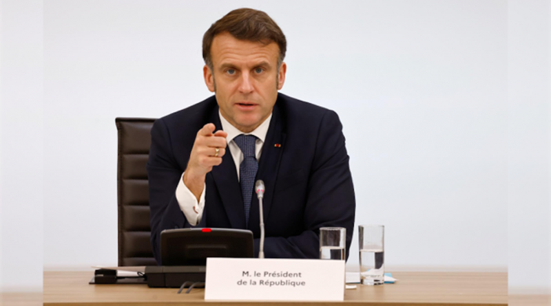 El presidente de Francia, Emmanuel Macron