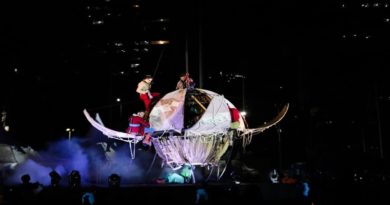 “Peter Pan” impresiona por el gran despliegue de acrobacias aéreas