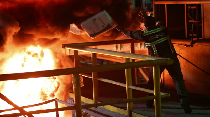 Incinerados más de 15 mil kilos de cocaína en el Zulia