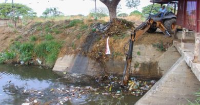 Agilizan limpieza de drenajes en Turmero ante fuertes lluvias