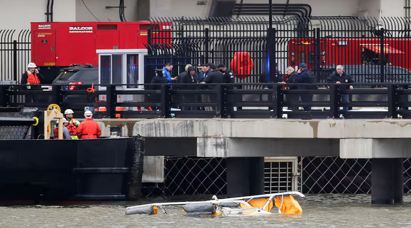 Desplome de helicóptero en Río Hudson de Nueva York deja seis fallecidos