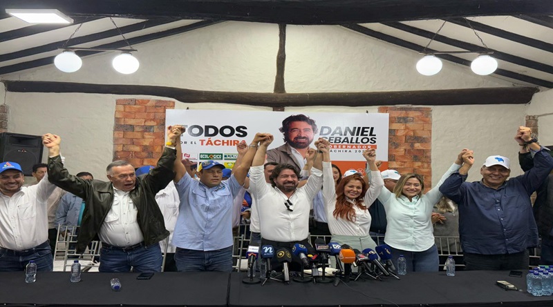 Candidato Daniel Ceballos presenta propuesta “Todos por el Táchira”