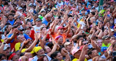 Pueblo revolucionario cerró campaña electoral en el estado Aragua