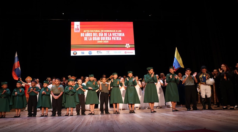 Celebran 80° aniversario de la Victoria del pueblo ruso en la Gran Guerra Patria
