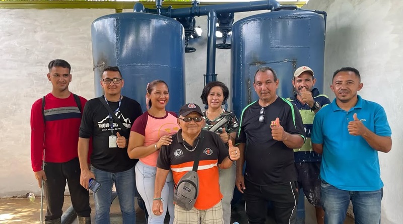 Rehabilitan bomba de agua en Apure como proyecto comunal