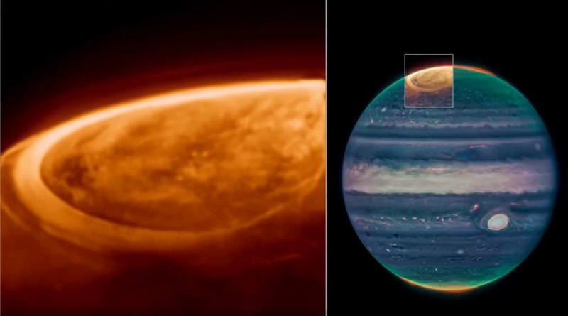 Científicos observan las auroras de Júpiter: "Silbantes y resplandecientes"