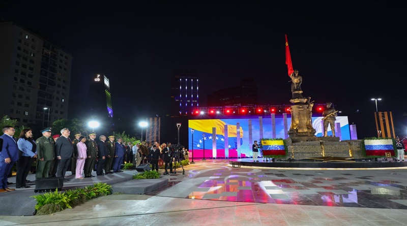 Gobierno nacional inauguran la Plaza Victoria de la Unión Soviética en Caracas