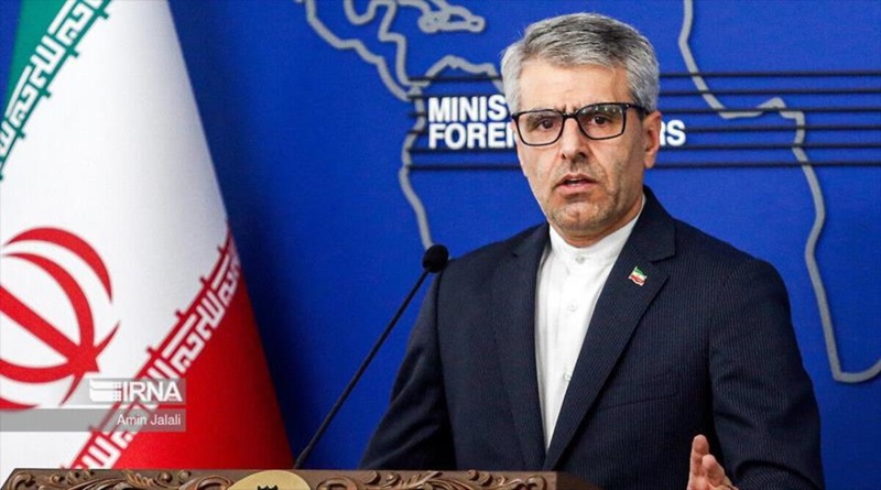 El portavoz del Ministerio de Asuntos Exteriores de Irán, Esmail Baqai (Foto agencias)