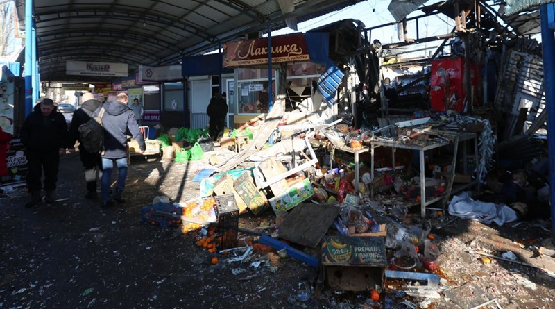 Ataque ucraniano contra un mercado en la región de Jersón deja 9 fallecidos