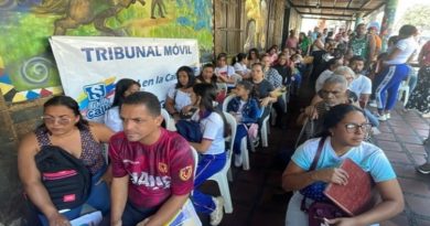 Tribunal móvil brindó asesoría legal al pueblo de San Antonio de Yare