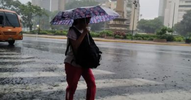 Chubascos dispersos se estima este domingo en siete estados del país