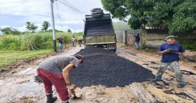 Rehabilitado más de 400 metros lineales de vialidad en comunidades de Amazonas