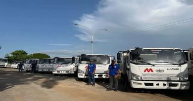 Carabobo recibe vehículos pesados para fortalecer la gestión hídrica